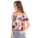 Women's Off The Shoulder Top - Objet D'Art