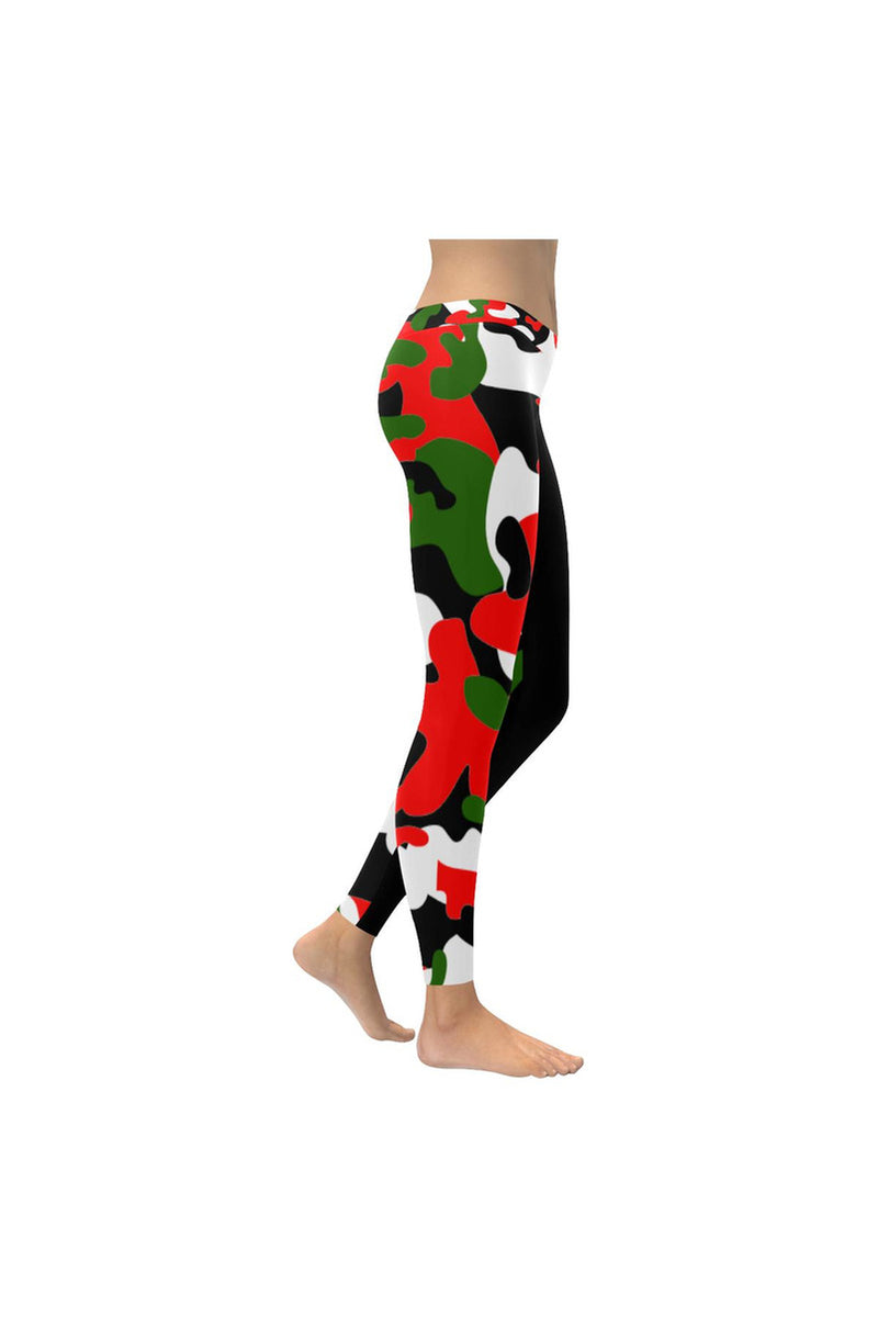 Xmas Camouflage Low Rise Leggings (Invisible Stitch) - Objet D'Art Online Retail Store