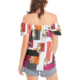 Women's Off The Shoulder Top - Objet D'Art
