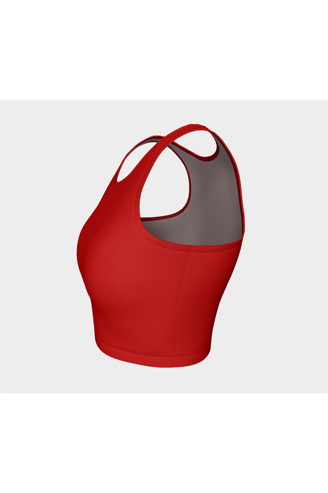 Saucy Red Athletic Top - Objet D'Art