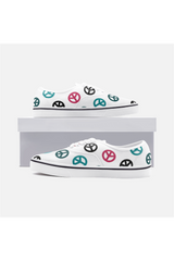 Peace Unisex Canvas  Sneakers - Objet D'Art