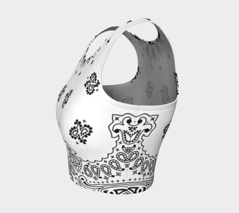 Bandana Athletic Crop Top - Objet D'Art