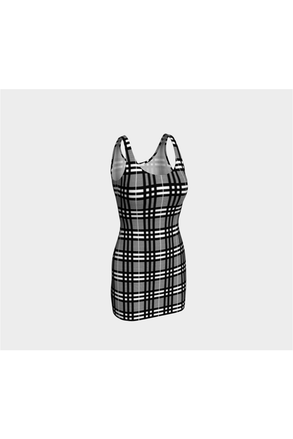 Plaid Bodycon Dress - Objet D'Art