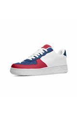 Texas Flag Unisex Low Top Leather Sneakers - Objet D'Art