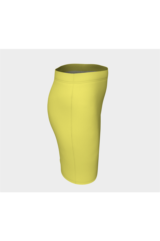 Cute Yellow Fitted Skirt - Objet D'Art