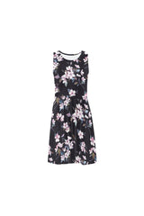 DK BLUE D19 BCK TOP Sleeveless Ice Skater Dress (D19) - Objet D'Art