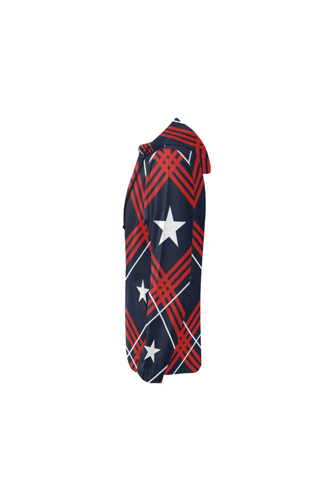Americana Full Zip Hoodie for Women - Objet D'Art