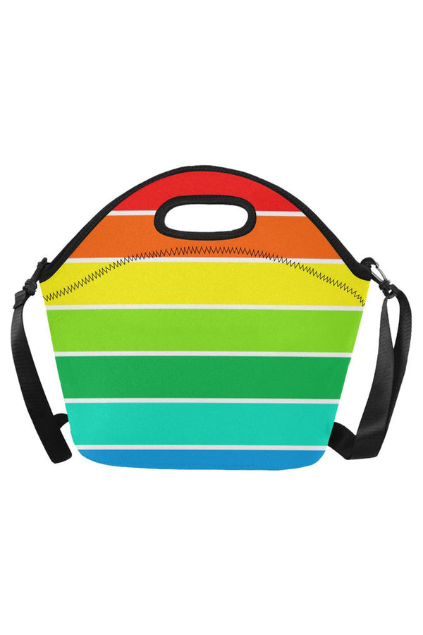Rainbow Bright Artsadd Neoprene Lunch Bag/Large (Model 1669) - Objet D'Art