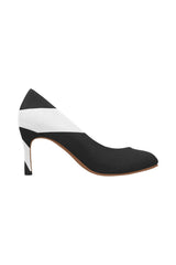 White Stripe Women's High Heels - Objet D'Art