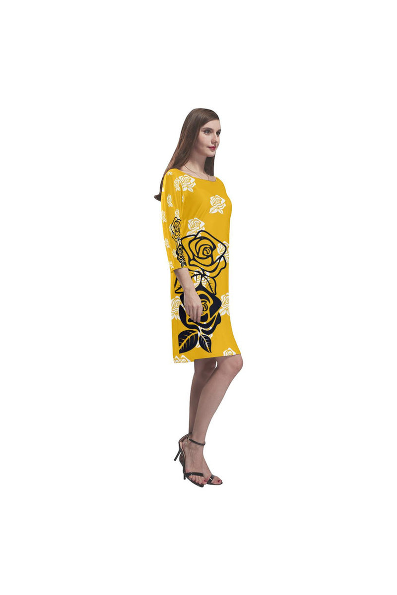 Golden Rose Rhea Loose Round Neck Dress - Objet D'Art Online Retail Store
