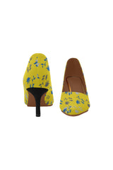 Sun and Fun Women's Pointed Toe Low Heel Pumps - Objet D'Art