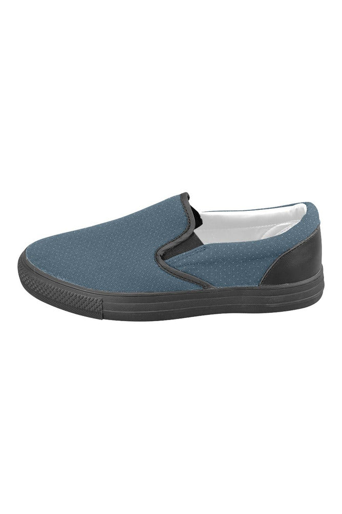 Micro Dot Men's Slip-on Canvas Shoes - Objet D'Art Online Retail Store