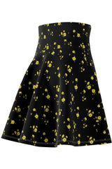 Floral Women's Skater Skirt - Objet D'Art