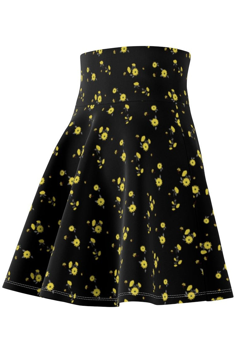 Floral Women's Skater Skirt - Objet D'Art
