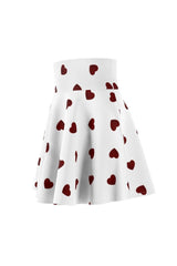 Hearts Women's Skater Skirt - Objet D'Art