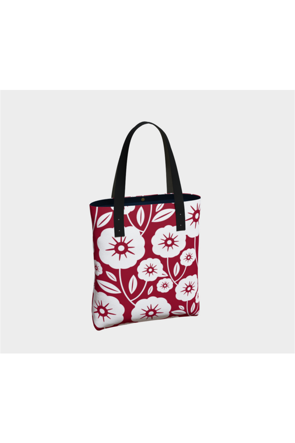 Floral Silhouette Tote Bag - Objet D'Art