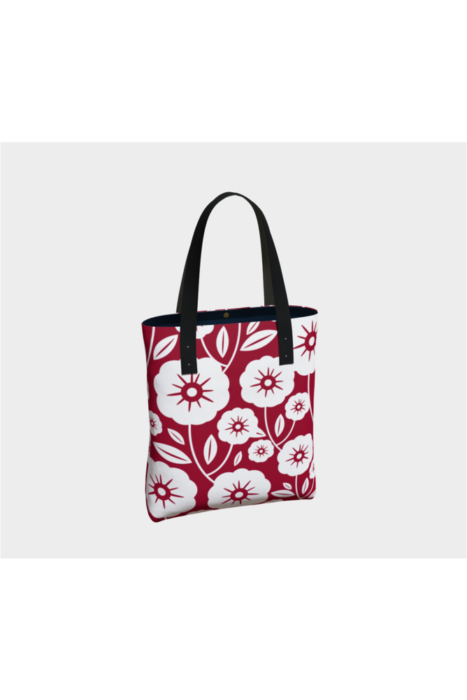 Floral Silhouette Tote Bag - Objet D'Art