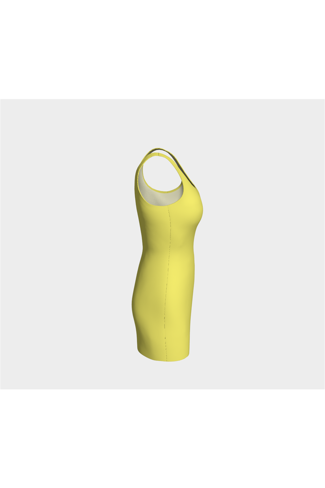 Cute Yellow Bodycon Dress - Objet D'Art