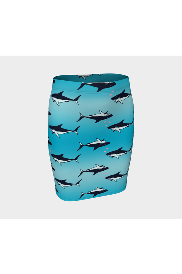 Tiburon Fitted Skirt - Objet D'Art