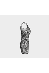 Damask Bodycon Dress - Objet D'Art