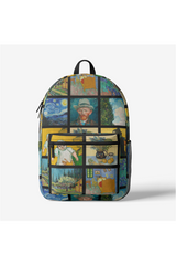Van Gogh Expo Retro Colorful Print Trendy Backpack - Objet D'Art