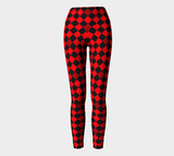 Harlequin Heights Yoga Leggings - Objet D'Art