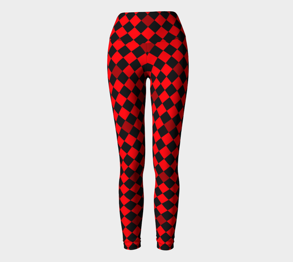 Harlequin Heights Yoga Leggings - Objet D'Art