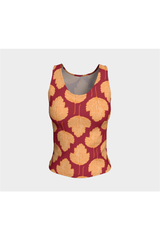 Autumn Leaf Fitted Tank Top - Objet D'Art
