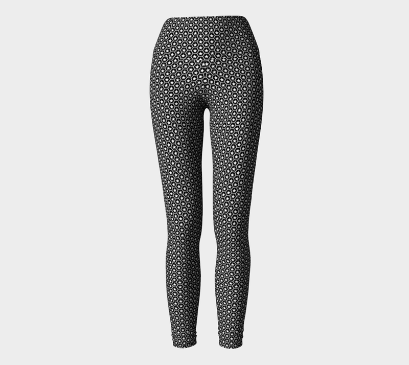 Honeycomb Star Yoga Leggings - Objet D'Art