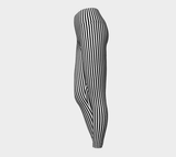 Micro Striped Yoga Leggings - Objet D'Art