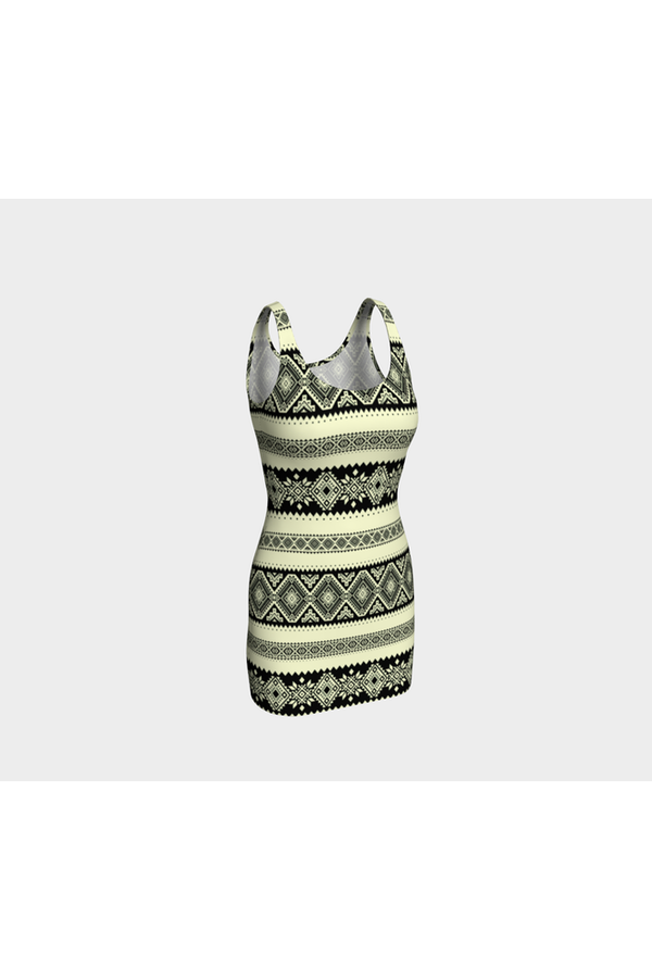 Arabesque Bodycon Dress - Objet D'Art