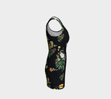 Floral Bodycon Dress - Objet D'Art