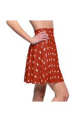 Hummingbirds on Samba Women's Skater Skirt - Objet D'Art