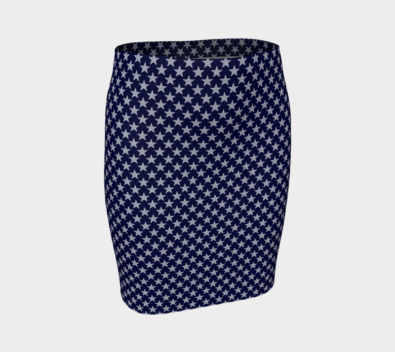 Stars Fitted Skirt - Objet D'Art
