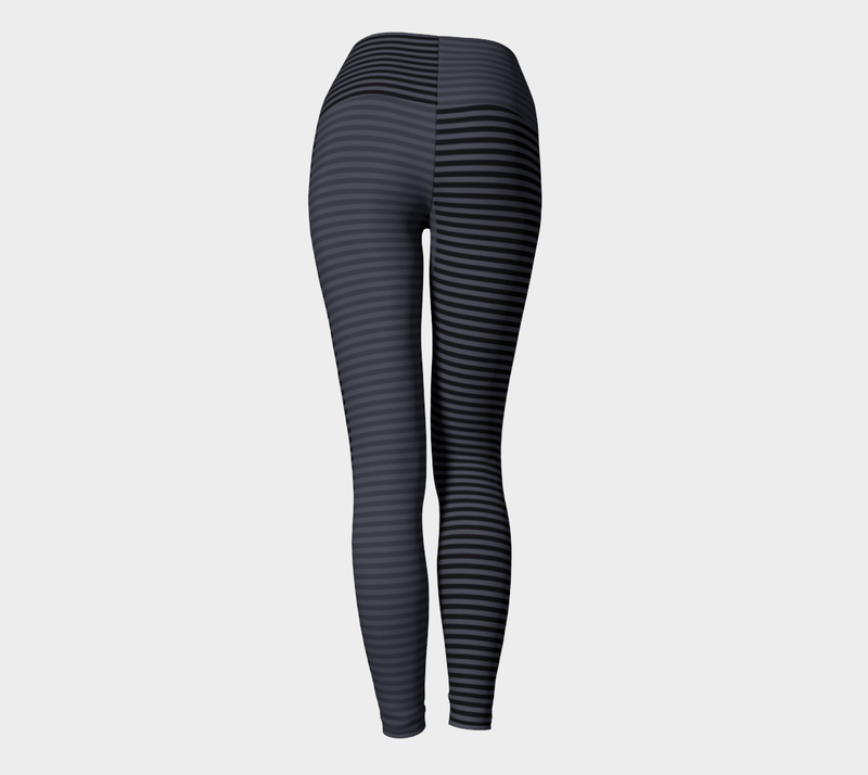 Striped Yoga Leggings - Objet D'Art