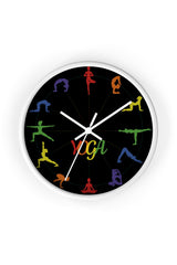 Yoga Asana Wall clock - Objet D'Art