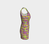 Color Matrix Bodycon DRes - Objet D'Art