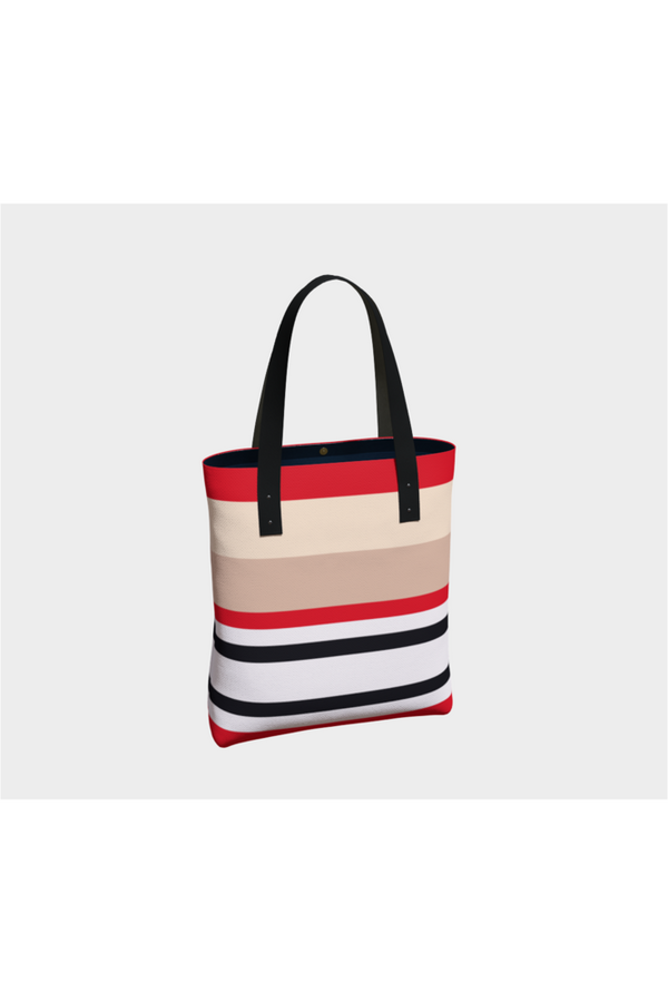 Bold Stripe Tote Bag - Objet D'Art