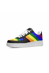 Spectrum Unisex Low Top Leather Sneakers - Objet D'Art