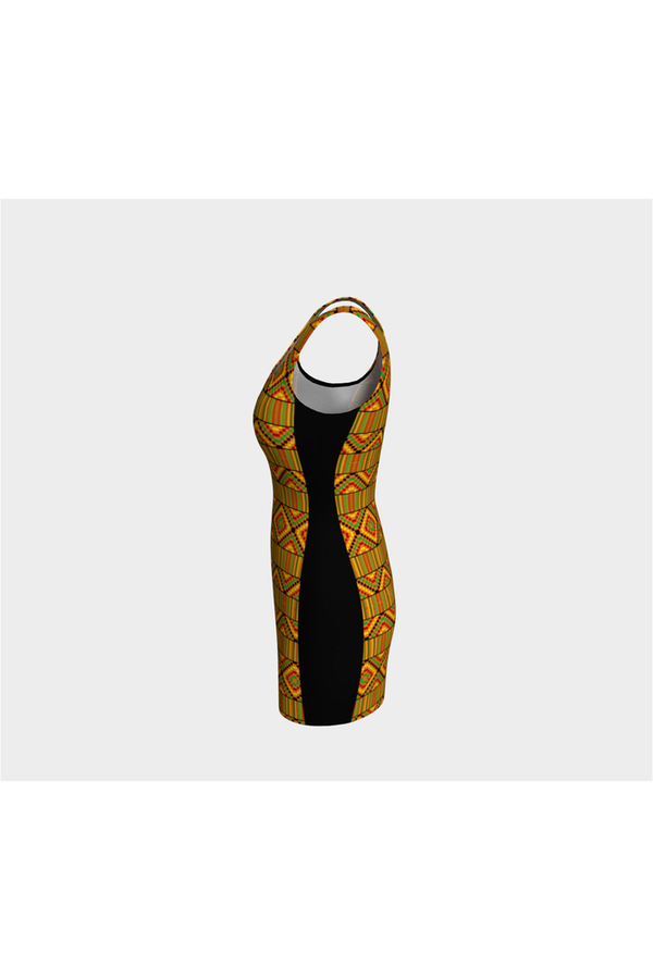 Kente Print Bodycon - Objet D'Art
