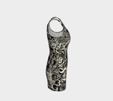 Calligraphy Bodycon Dress - Objet D'Art