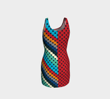 Color World Bodycon Dress - Objet D'Art