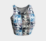 Vintage Athletic Crop Top - Objet D'Art