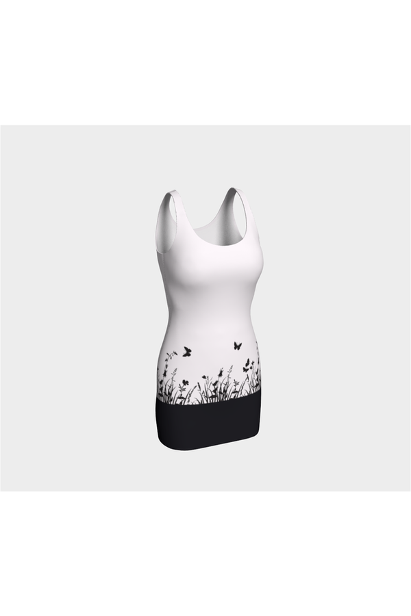 Butterfly Garden Bodycon Dress - Objet D'Art