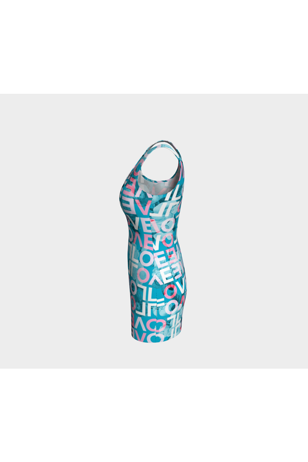 Floral Love Bodycon Dress - Objet D'Art