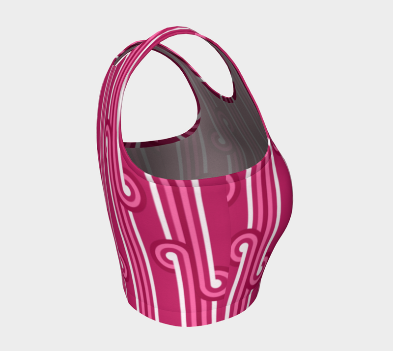 Melon Pink Crop Top - Objet D'Art