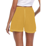bronze board shorts Women's Casual Board Shorts (Model L54) - Objet D'Art