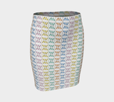 Kaleidoscope Fitted Skirt - Objet D'Art