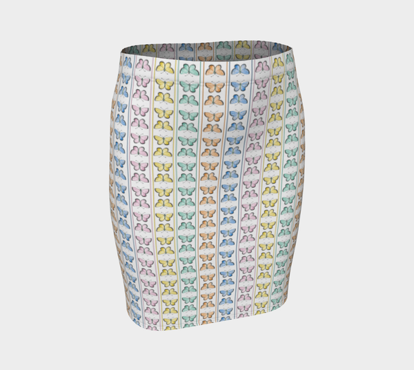 Kaleidoscope Fitted Skirt - Objet D'Art