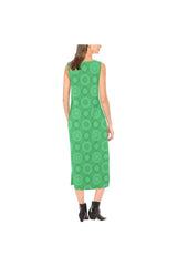 Go Green Phaedra Sleeveless Open Fork Long Dress - Objet D'Art